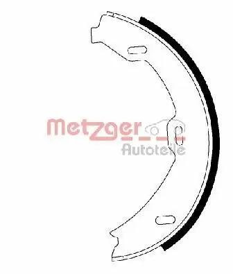 Bremsbackensatz, Feststellbremse METZGER MG 978 Bild Bremsbackensatz, Feststellbremse METZGER MG 978