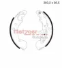 Bremsbackensatz Hinterachse METZGER MG 985