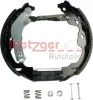 Bremsbackensatz Hinterachse METZGER MG 209V Bild Bremsbackensatz Hinterachse METZGER MG 209V