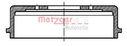 Bremstrommel METZGER BT 1053