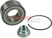 Radlagersatz Hinterachse METZGER AUTOTEILE WM 6692