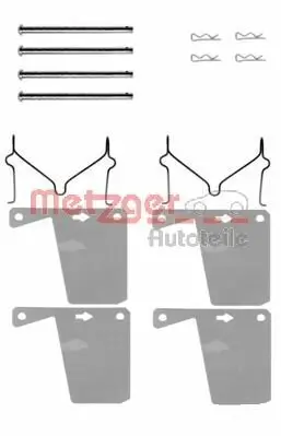 Zubehörsatz, Scheibenbremsbelag METZGER 109-0960 Bild Zubehörsatz, Scheibenbremsbelag METZGER 109-0960