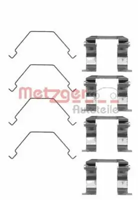 Zubehörsatz, Scheibenbremsbelag METZGER 109-1158 Bild Zubehörsatz, Scheibenbremsbelag METZGER 109-1158