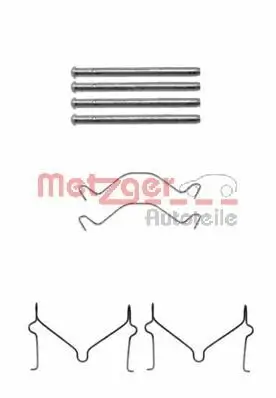 Zubehörsatz, Scheibenbremsbelag METZGER 109-1209 Bild Zubehörsatz, Scheibenbremsbelag METZGER 109-1209