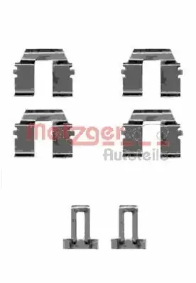 Zubehörsatz, Scheibenbremsbelag METZGER 109-1233 Bild Zubehörsatz, Scheibenbremsbelag METZGER 109-1233