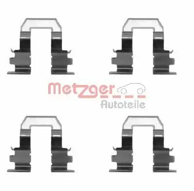 Zubehörsatz, Scheibenbremsbelag METZGER 109-1255 Bild Zubehörsatz, Scheibenbremsbelag METZGER 109-1255