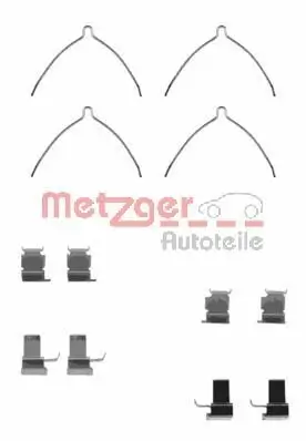 Zubehörsatz, Scheibenbremsbelag METZGER 109-1261