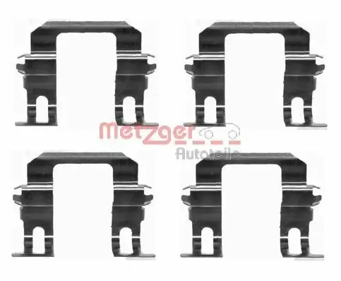 Zubehörsatz, Scheibenbremsbelag METZGER 109-1275 Bild Zubehörsatz, Scheibenbremsbelag METZGER 109-1275