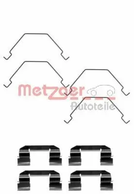 Zubehörsatz, Scheibenbremsbelag METZGER 109-1292 Bild Zubehörsatz, Scheibenbremsbelag METZGER 109-1292