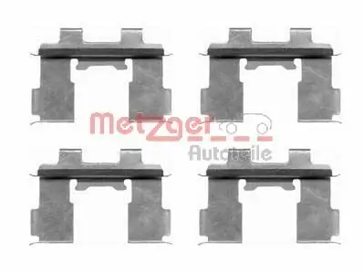 Zubehörsatz, Scheibenbremsbelag METZGER 109-1630