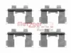 Zubehörsatz, Scheibenbremsbelag METZGER AUTOTEILE 109-1630