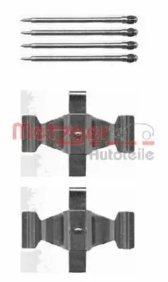 Zubehörsatz, Scheibenbremsbelag METZGER 109-1636 Bild Zubehörsatz, Scheibenbremsbelag METZGER 109-1636