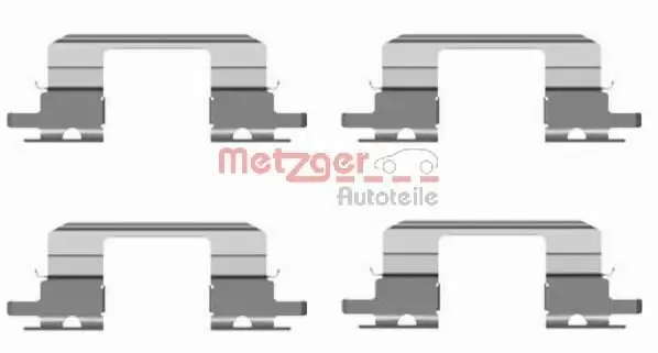 Zubehörsatz, Scheibenbremsbelag METZGER 109-1672