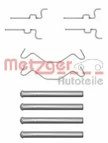 Zubehörsatz, Scheibenbremsbelag METZGER 109-1683 Bild Zubehörsatz, Scheibenbremsbelag METZGER 109-1683