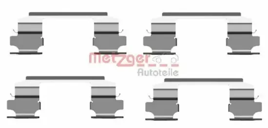 Zubehörsatz, Scheibenbremsbelag METZGER 109-1686 Bild Zubehörsatz, Scheibenbremsbelag METZGER 109-1686