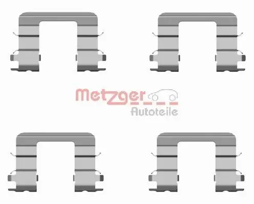 Zubehörsatz, Scheibenbremsbelag METZGER 109-1696 Bild Zubehörsatz, Scheibenbremsbelag METZGER 109-1696