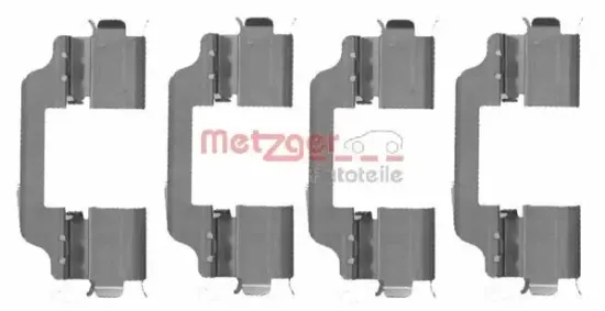 Zubehörsatz, Scheibenbremsbelag METZGER 109-1707 Bild Zubehörsatz, Scheibenbremsbelag METZGER 109-1707