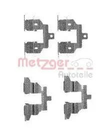 Zubehörsatz, Scheibenbremsbelag METZGER 109-1737