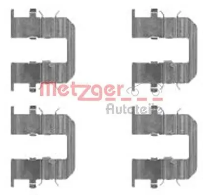 Zubehörsatz, Scheibenbremsbelag METZGER 109-1746