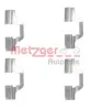 Zubehörsatz, Scheibenbremsbelag Hinterachse METZGER AUTOTEILE 109-1749