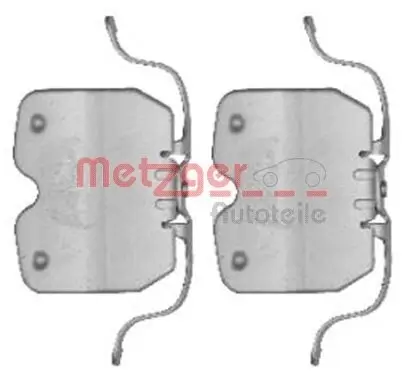 Zubehörsatz, Scheibenbremsbelag METZGER 109-1759 Bild Zubehörsatz, Scheibenbremsbelag METZGER 109-1759