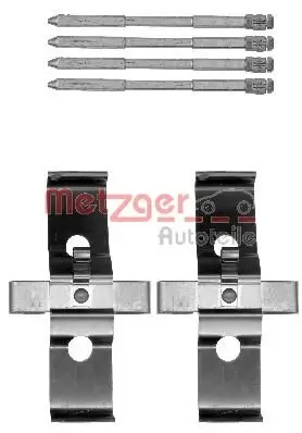 Zubehörsatz, Scheibenbremsbelag METZGER 109-1796 Bild Zubehörsatz, Scheibenbremsbelag METZGER 109-1796