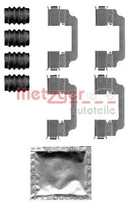 Zubehörsatz, Scheibenbremsbelag METZGER 109-1826 Bild Zubehörsatz, Scheibenbremsbelag METZGER 109-1826