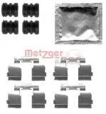 Zubehörsatz, Scheibenbremsbelag METZGER 109-1835