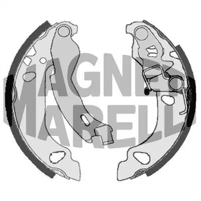 Bremsbacke Hinterachse MAGNETI MARELLI 360219196350