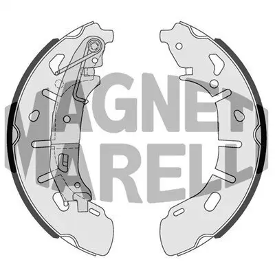 Bremsbacke Hinterachse MAGNETI MARELLI 360219198357