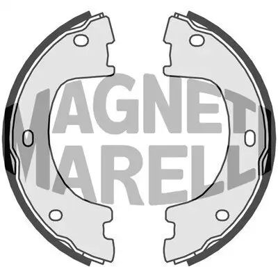 Bremsbacke Hinterachse MAGNETI MARELLI 360219198366 Bild Bremsbacke Hinterachse MAGNETI MARELLI 360219198366
