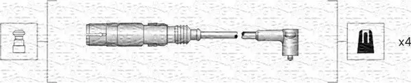 Zündleitungssatz MAGNETI MARELLI 941318111164