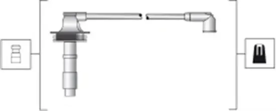 Zündleitungssatz MAGNETI MARELLI 941318111279 Bild Zündleitungssatz MAGNETI MARELLI 941318111279