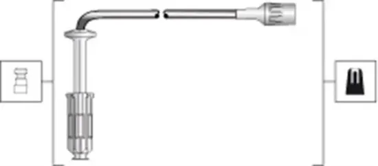 Zündleitungssatz MAGNETI MARELLI 941318111284 Bild Zündleitungssatz MAGNETI MARELLI 941318111284
