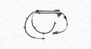 Sensor, Raddrehzahl Hinterachse MAGNETI MARELLI 172100051010