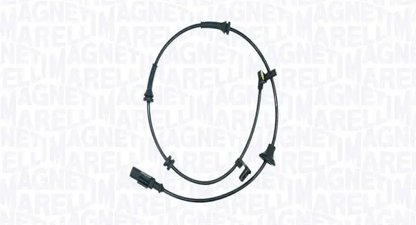 Sensor, Raddrehzahl Hinterachse MAGNETI MARELLI 172100152010