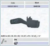 Lenkstockschalter MAGNETI MARELLI 000050139010
