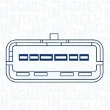 Elektromotor, Fensterheber hinten links MAGNETI MARELLI 350103176700