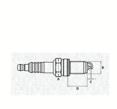 Zündkerze MAGNETI MARELLI 062000768304