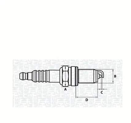 Zündkerze MAGNETI MARELLI 062000768304 Bild Zündkerze MAGNETI MARELLI 062000768304