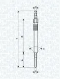 Glühkerze 4,4 V MAGNETI MARELLI 062900051304