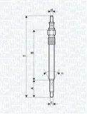 Glühkerze 11,5 V MAGNETI MARELLI 062900012304