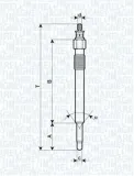 Glühkerze 11,5 V MAGNETI MARELLI 062900020304