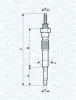 Glühkerze 11 V MAGNETI MARELLI 062900068304