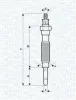Glühkerze 12 V MAGNETI MARELLI 062900072304
