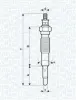 Glühkerze 11 V MAGNETI MARELLI 062900077304