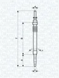 Glühkerze 5 V MAGNETI MARELLI 062900078304