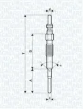 Glühkerze 4,4 V MAGNETI MARELLI 062900079304