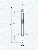 Glühkerze 11 V MAGNETI MARELLI 062900082304