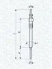 Glühkerze 4,4 V MAGNETI MARELLI 062900090304